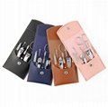 7PCS Manicure Sets  Stainless Pedicure Sets Nail Trimming Sets W/Leather Case  