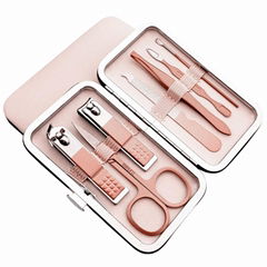 Portable  Manicure Set  Nail Clippers Kit, SS Manicure Kit, Nail Clipping Tools 
