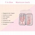 Portable  Manicure Set  Nail Clippers Kit, SS Manicure Kit, Nail Clipping Tools 
