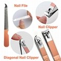 Portable  Manicure Set  Nail Clippers Kit, SS Manicure Kit, Nail Clipping Tools  5