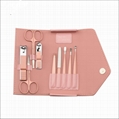 Manicure Set 9 PCS Rose Gold Martensitic Stainless Steel Nail Kit 4