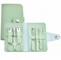 Manicure Set  Stainless Steel Nail Trimming Sets Portable Travel Grooming Kit  4