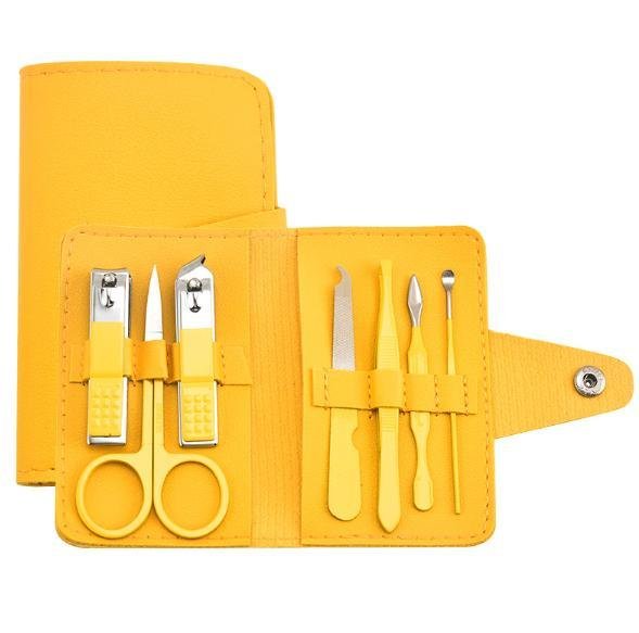 Manicure Sets  Stainless Steel Nail Trimming Sets Portable Travel Grooming Kit  5