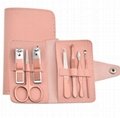Manicure Set  Stainless Steel Nail Trimming Sets Portable Travel Grooming Kit  6
