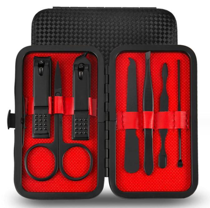 Manicure Set Personal Care Nail Clipper Kit Manicure 7 In 1 Professional  Tools