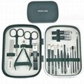 18 IN 1 Professional Stainless Steel Nail Clipper Travel Grooming Kit Manicure 3