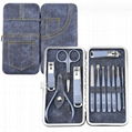 Manicure Sets 12 In 1 Jeans Wrap Box