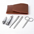 Portable Manicure Set  Stainless Travel Nail Trimming Set Nail Care Tool Set   6