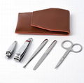 Travel Manicure Set  Stainless Travel Nail Trimming Set Nail Care Tool Set   6