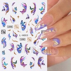 Marble Wave Flower Nail  (Hot Product - 1*)
