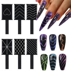 Nail Polish Magnet Wand Magnetic Nail Polish Cat Eye Magnet for Nails Cat Eye Ma