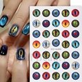 Evil Eye Nail Art Stickers Decals Self