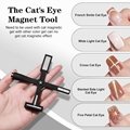 Cat Eye Magnet for Nails 5 in 1 Nail Magnet Tool, Upgraded Nail Magnet Pens 2