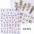 Cute Bunny Nail Stickers Easter Nail Art Sticker Decal  8 Styles  9