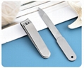 Traveling Manicure Set 2pcs Stainless Nail Clipper Nail File Set 
