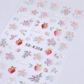 Flowers Nail Art Stickers 5D Stereoscopic Embossed Blossom Sticky Nail Stickers  4