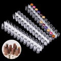 Nail Polish Swatch Dots Nail Gel Color Display Chart  with Adhesive Sticker  2