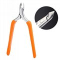 Strong Nail Clippers forThick & Ingrown Toenails - Curved Blade Non-Slip Handlle 1