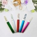 Glass Nail Files with Case Flower Crystal Double Sided Fingernail Files