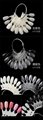 Crown Nail Swatch Sticks 50pcs Set With Ring