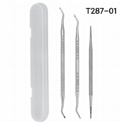 Ingrown Nail Cleaner Cuticle Pusher Nail File Set 