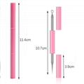 Stainless Steel Acne Removal Needle with Pink and Blue Silicon Tube Loop 