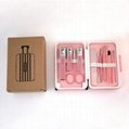 Manicure Set In Trolley Travel Mini Nail Clippers Kit Pedicure Care Tools