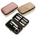 Manicure Set  Rose Gold Nail Clipper Kit 5 In 1 Nail Trimming Set 