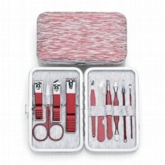 Manicure Set Red Plated Nail Clipper Kit  (Hot Product - 1*)