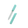 Crystal Glass Nail File with Case, Flowers Nano Glass Nail Shine Buffers Polish