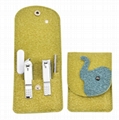 Manicure Set Cartoon Feature Nail Clipper Kits Traval Bag  4