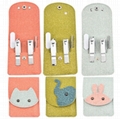 Manicure Set Cartoon Feature Nail Clipper Kits Traval Bag  1