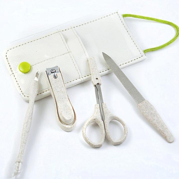 Eco Nail Clipper Set  Wheat Glass  Manicure Set  Nail Trimming Set  3