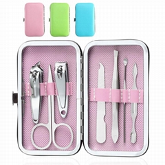 7Pcs Manicure Set,Cute and Surprisingly Sturdy Stainless Steel Nail Clipper Set 