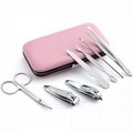 7Pcs Manicure Set,Cute and Surprisingly Sturdy Stainless Steel Nail Clipper Set 