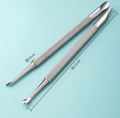 Cuticle Pusher Nail Implements Dual End Metal Cuticle Remover Manicuring Tool   4
