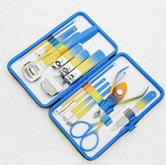 Manicure Set Yellow Blue Gradient Color Nail Clipper Set  ( Small Order Accepted