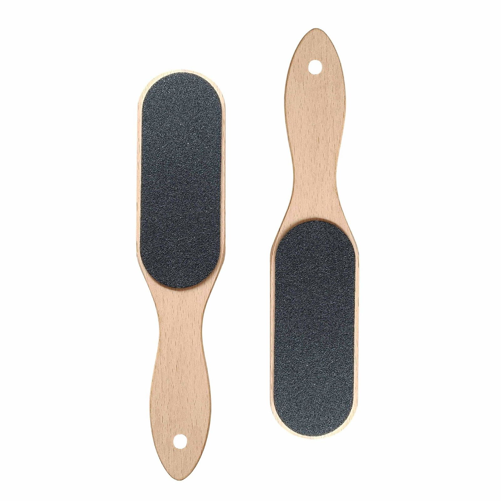 Eco Beech Wood Foot File Double Sided 100/180 Grit With Replacement   2