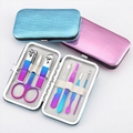 Manicure Set 7 in 1  Blue Purple