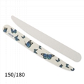 Butterfly Printing Nail File Wooden Knife Shape Nail Files  3
