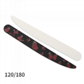 Butterfly Printing Nail File Wooden Knife Shape Nail Files  5