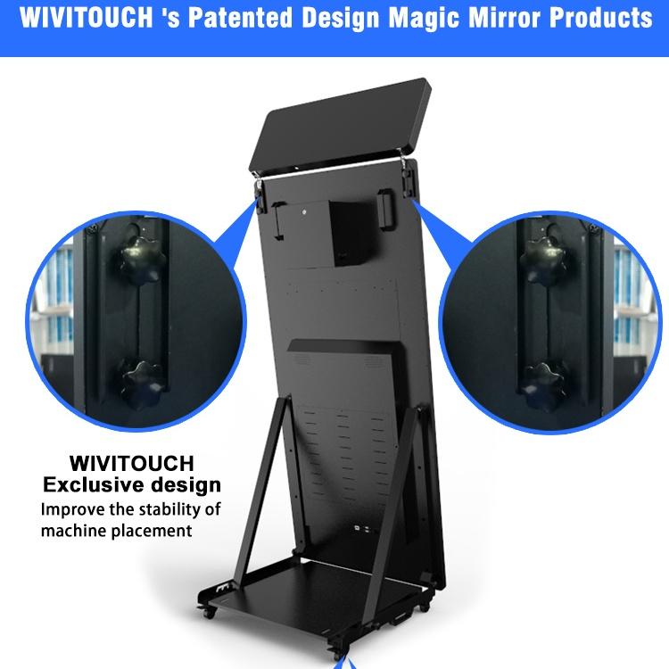 Magic Mirror Photo Booth Machine Portable Touch Screen PhotoBooth Framed RBG  5