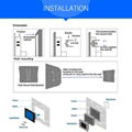 10.1" PCAP capacitive open frame touch monitor 8