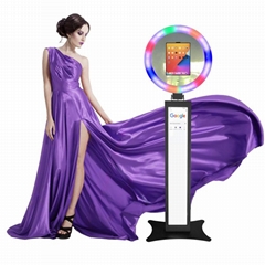 iPad支架帶LCD顯示屏底座