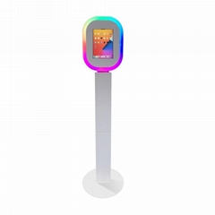 Portable Mini Photobooth Shell Led Oval Stand Kiosk Stand Plate Face
