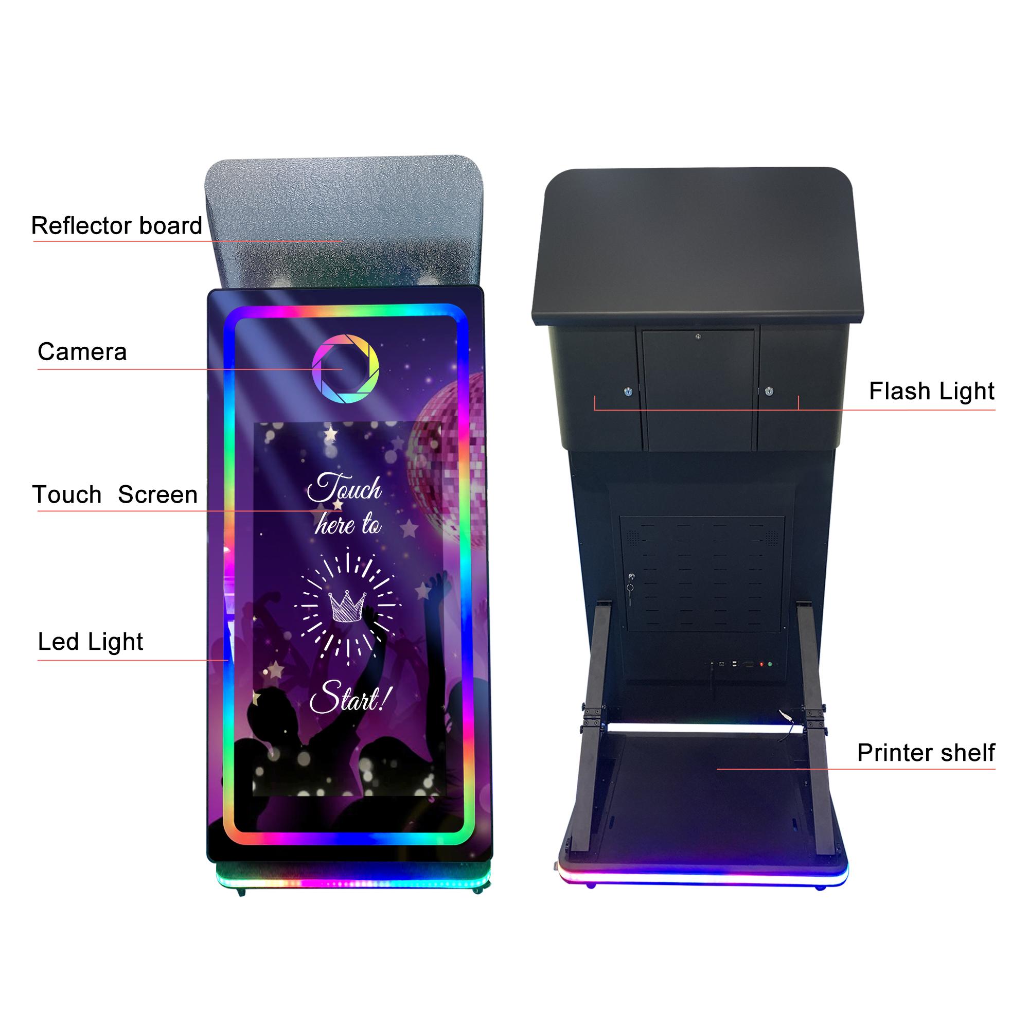 Dual Flash Light Magic Mirror Photo Booth 2
