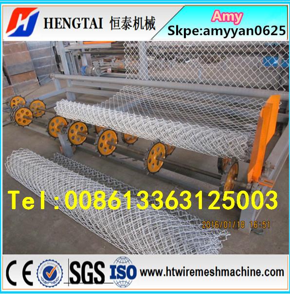 Full automatic Chain Link Fence Machine/Diamond Mesh Machine 4m width