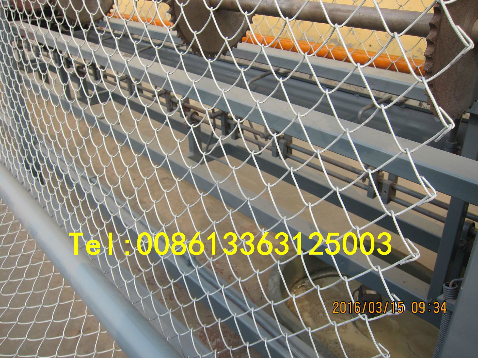 Full automatic Chain Link Fence Machine/Diamond Mesh Machine 4m width 3