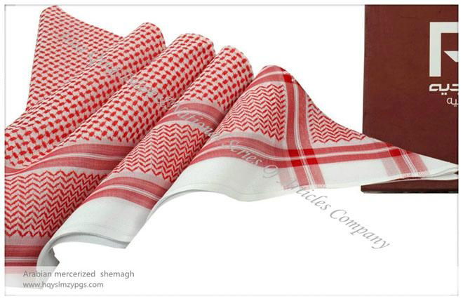 High quality Arab Mercerized cotton turban 100S/2 120S/2