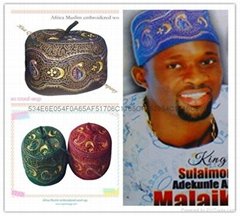  非洲穆斯林刺繡羊毛帽Africa Muslim embroidered wool cap